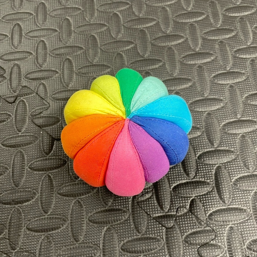 Lovevery Organic Cotton Rainbow Ball